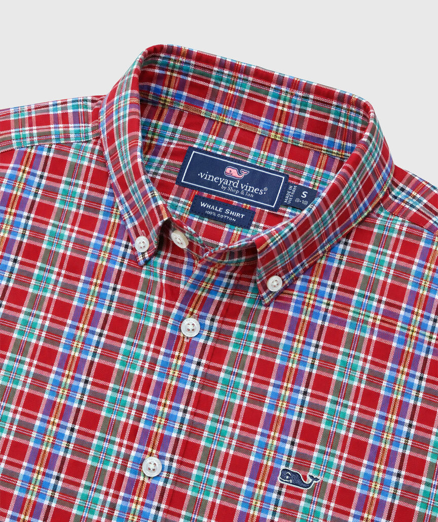 OUTLET Boys' Twill Plaid Shirt