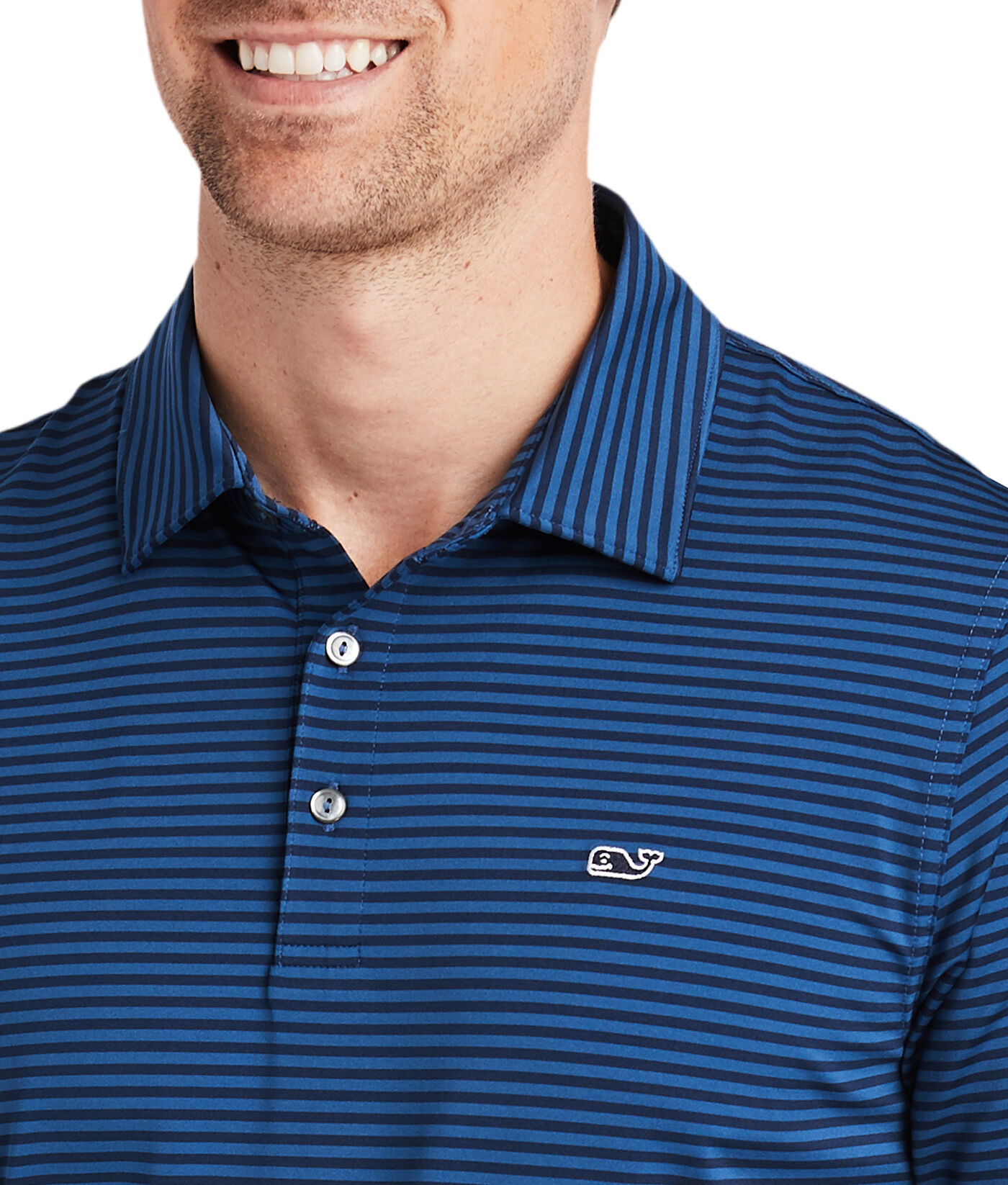 Kennedy Stripe Sankaty Performance Polo