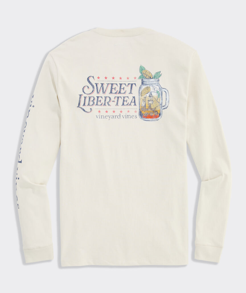 Sweet Liber-Tea Long-Sleeve Pocket Tee