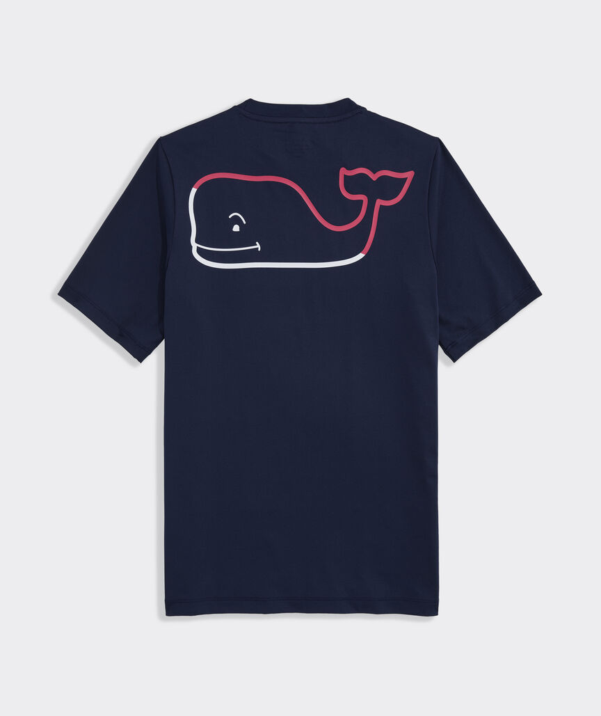 Boys' Burgee Whale Short-Sleeve Harbor Sun Tee