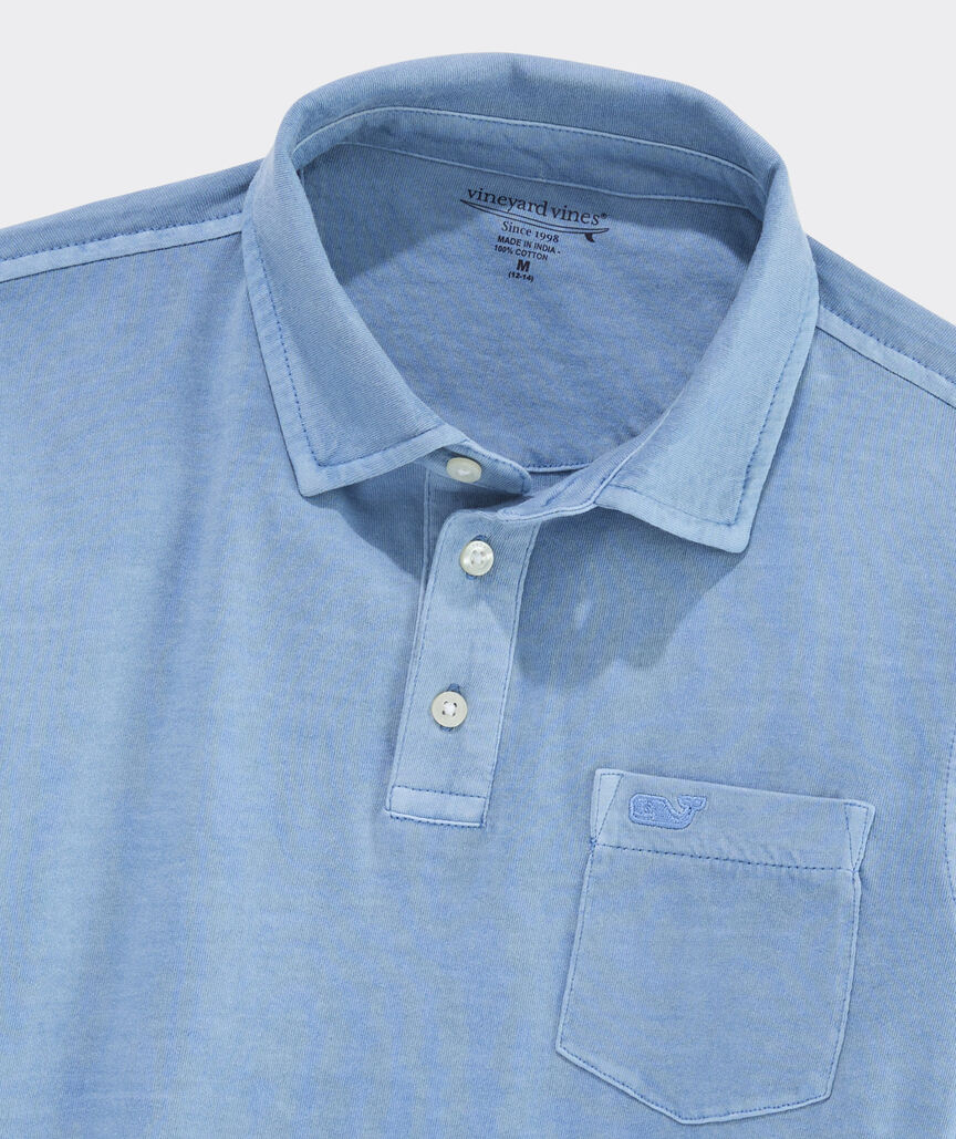 Boys' Long-Sleeve Surf Polo