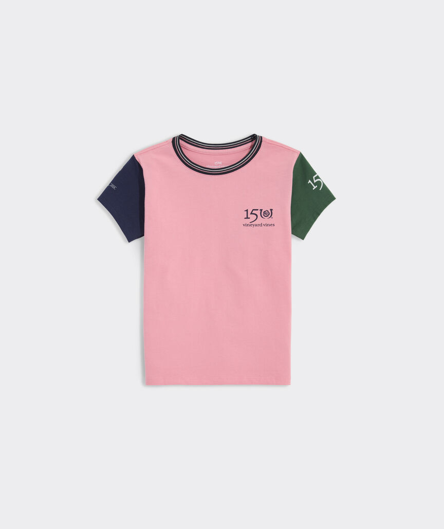 Girls' Kentucky Derby Color-Blocked Short-Sleeve Tee