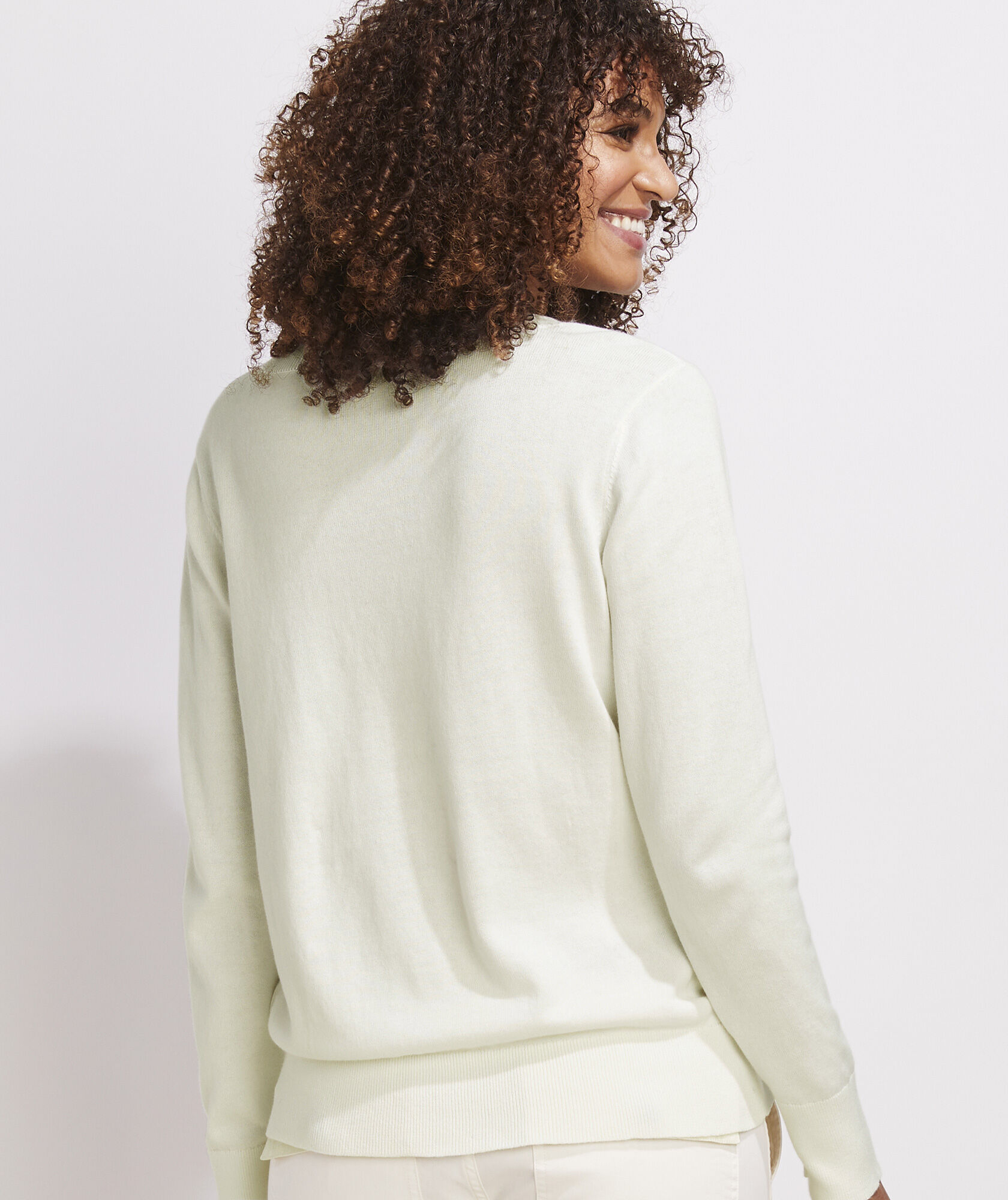 Shop Heritage Cotton VNeck Sweater at vineyard vines