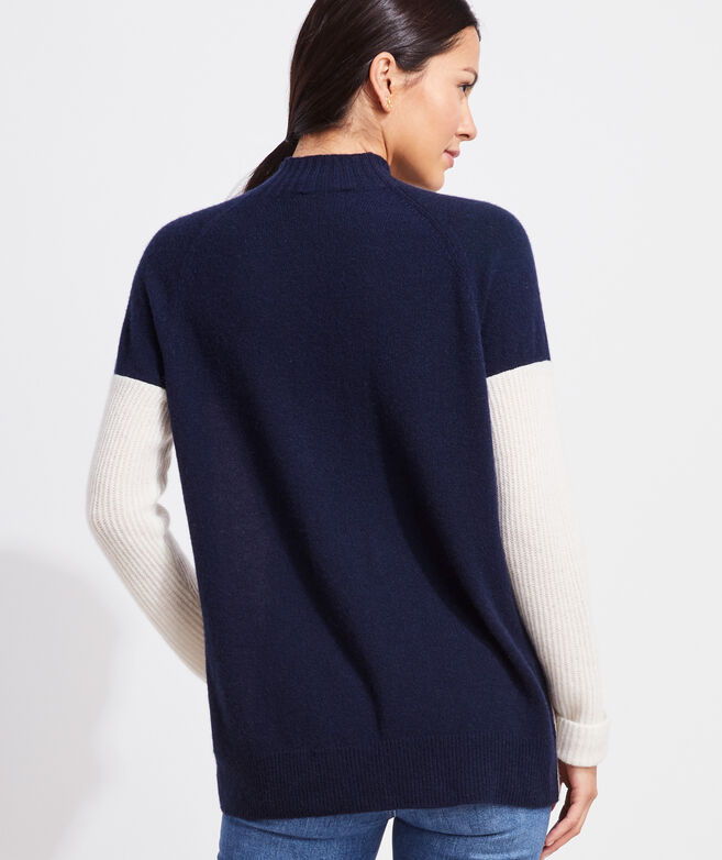 Seaspun Cashmere Color Block Sweater