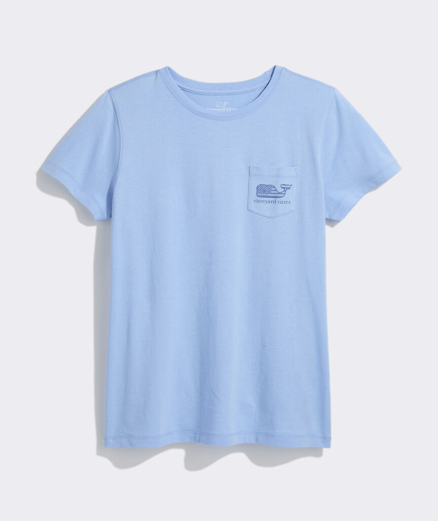 Tonal New Flag Whale Short-Sleeve Pocket Tee