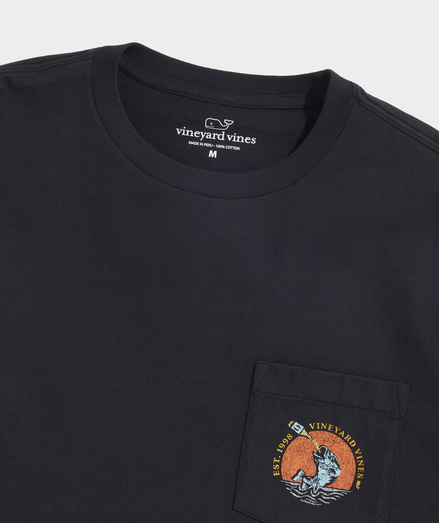 OUTLET Drink Like a Fish Short-Sleeve Pocket Tee