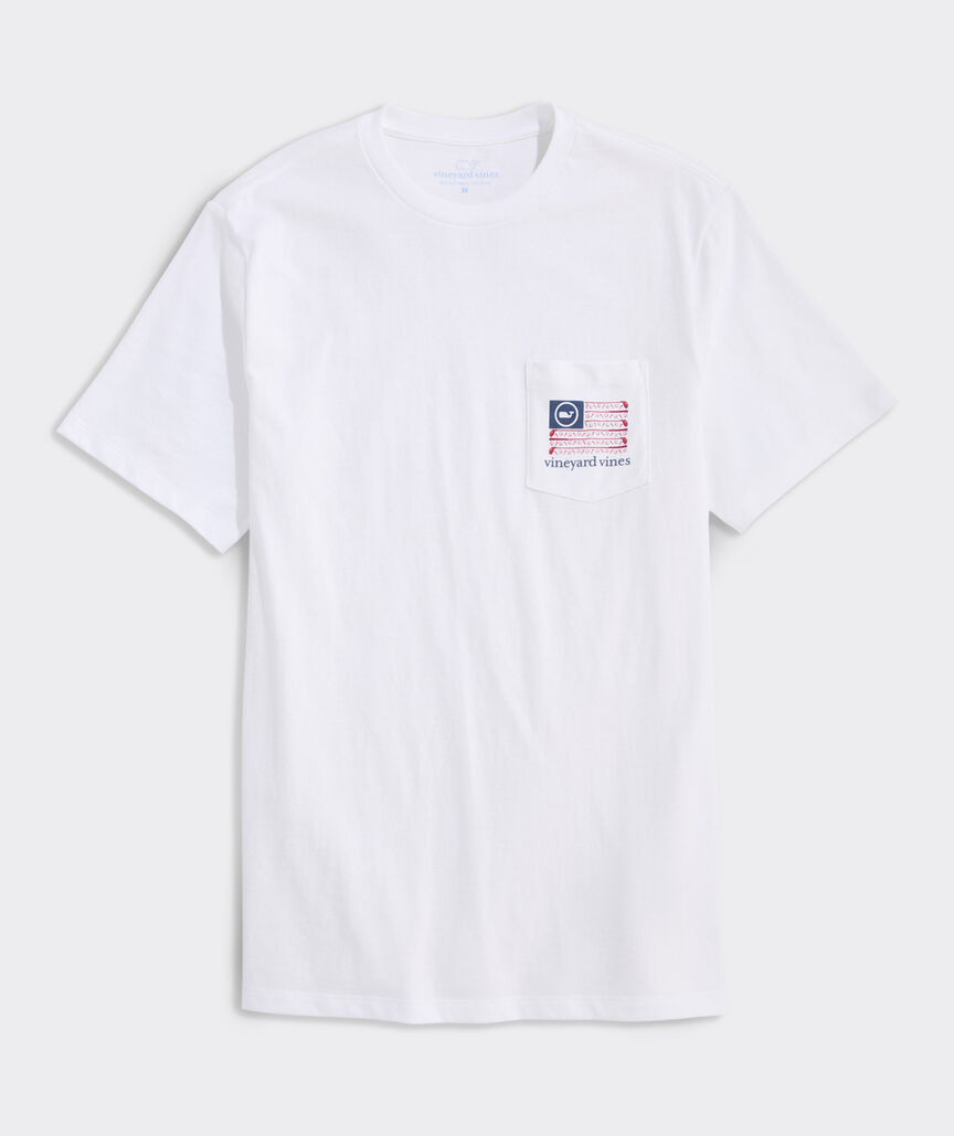 Americana Golf Flag Short-Sleeve Pocket Tee