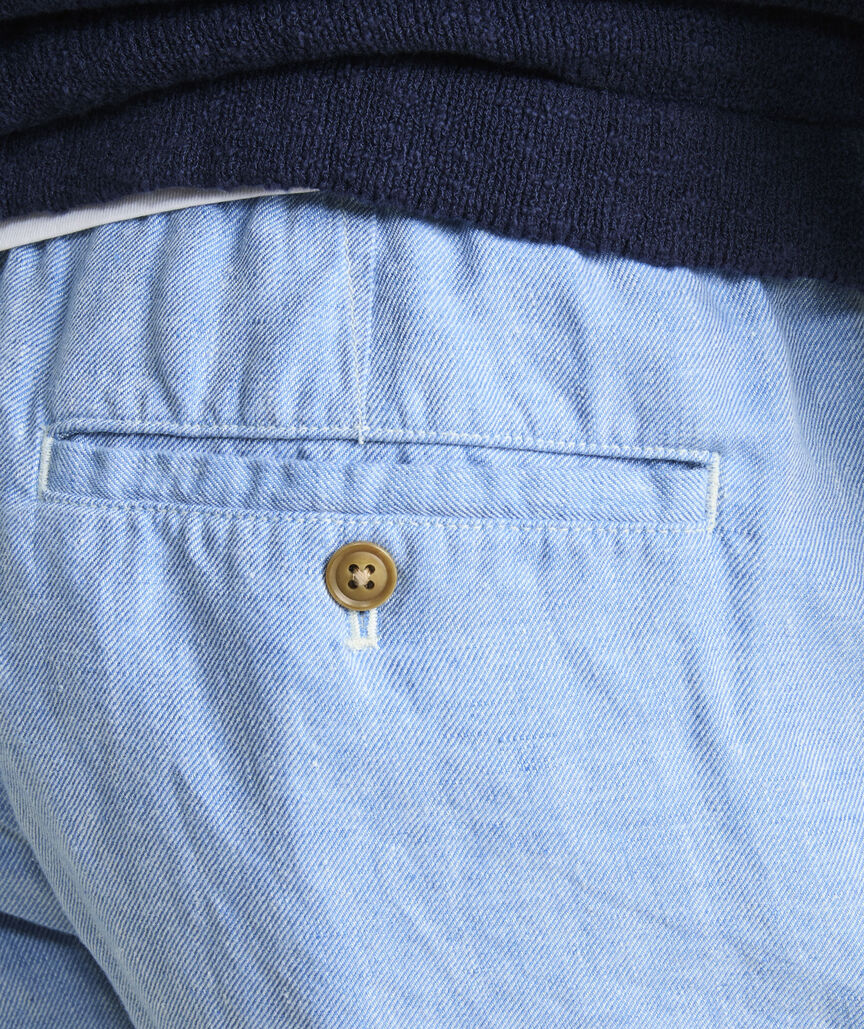 7 Inch Surfside Pull-On Linen Shorts