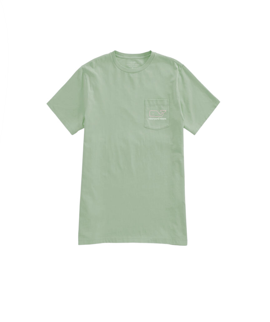 OUTLET Two Tone Vintage Whale Short-Sleeve Pocket Tee