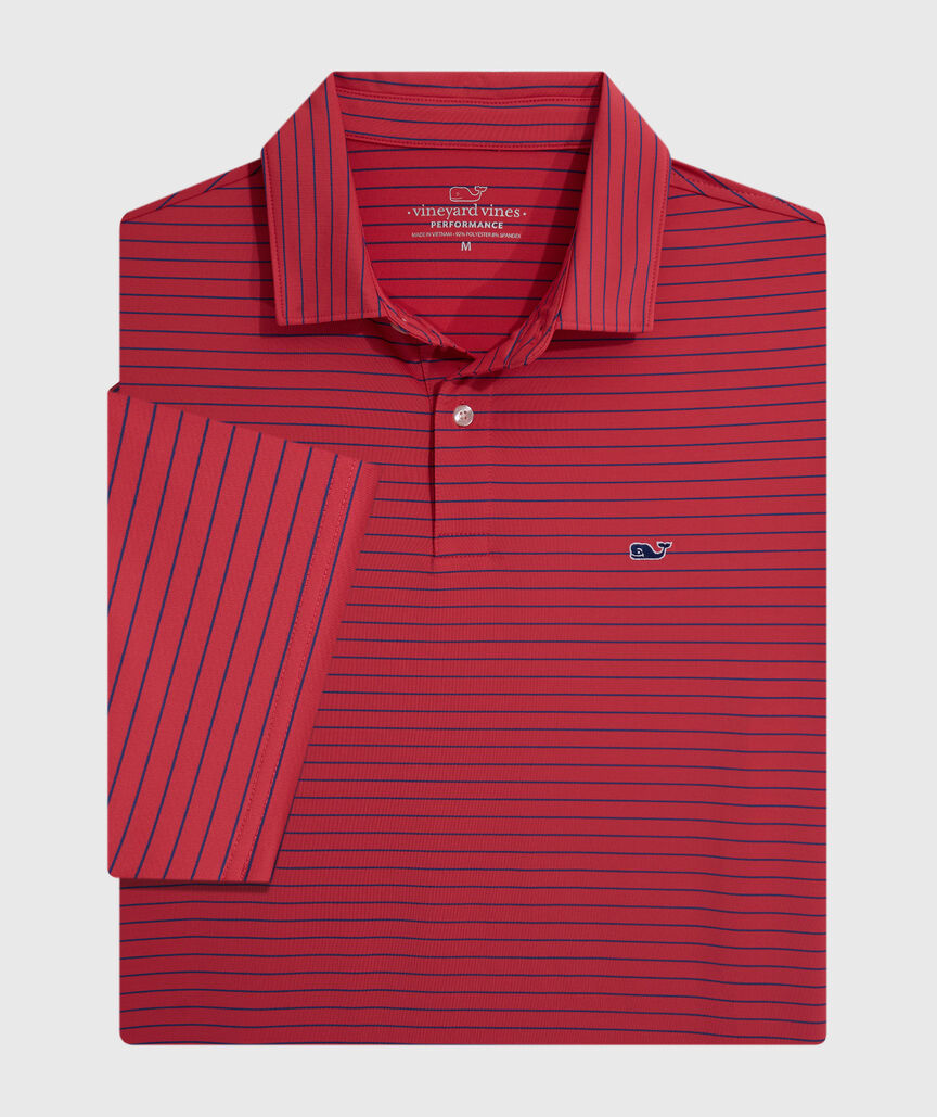 OUTLET Fairway Feeder Stripe Performance Polo