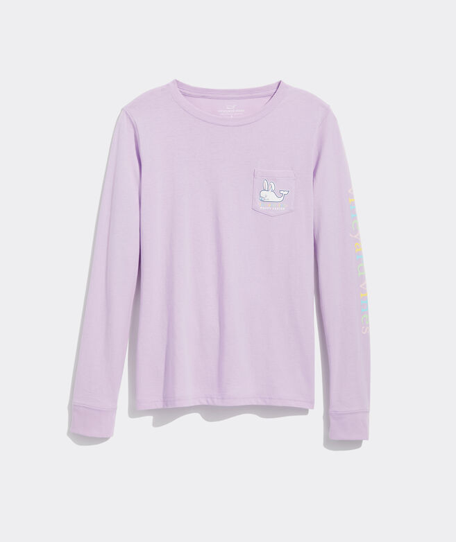 Women's Long-Sleeve Easter Icon Whale Tee