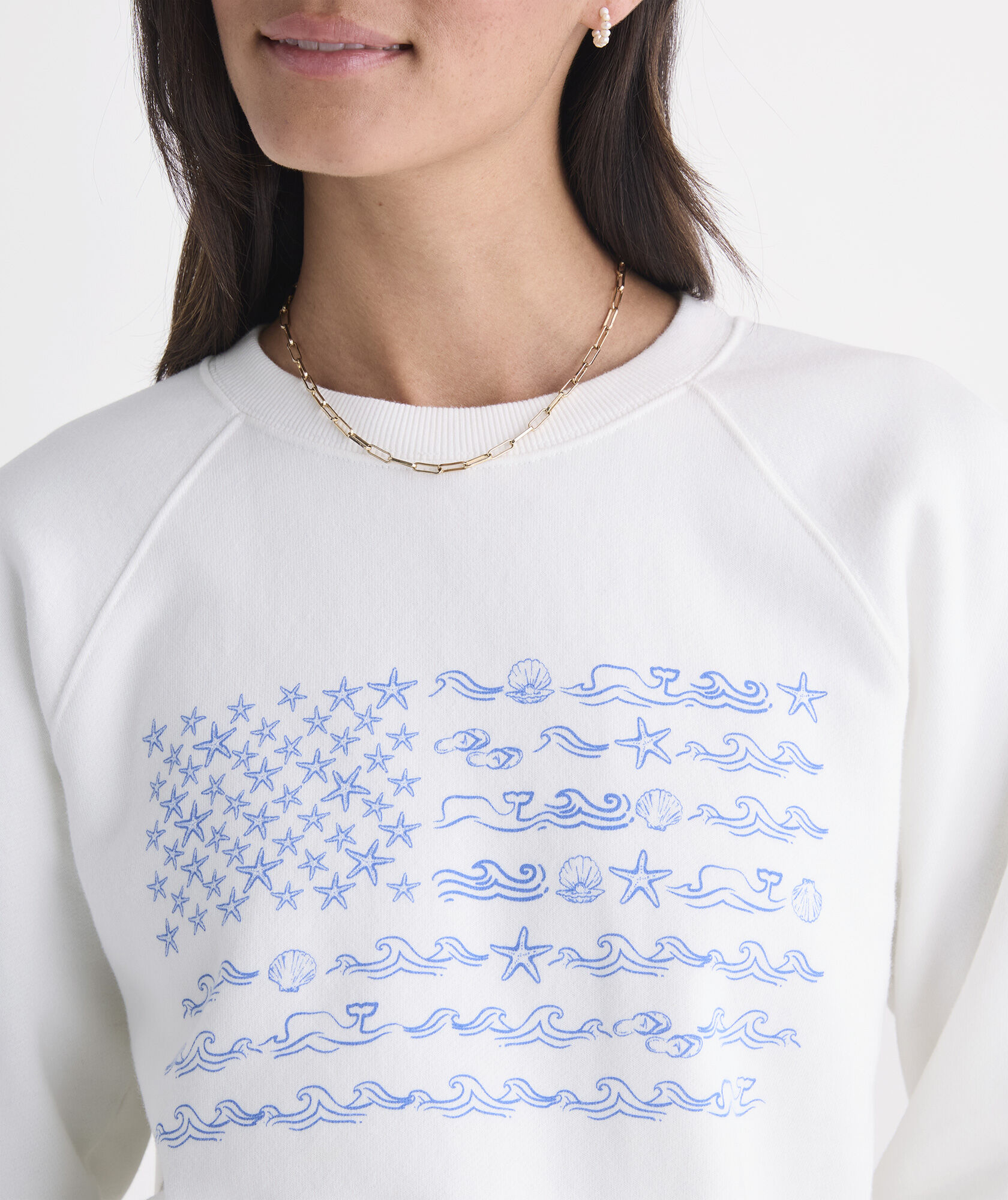 Shop Surf Terry Crewneck Sweatshirt at vineyard vines