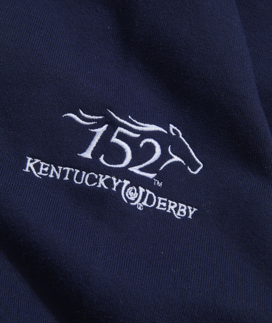 Kentucky Derby Galloping Horse Surf Terry Hoodie