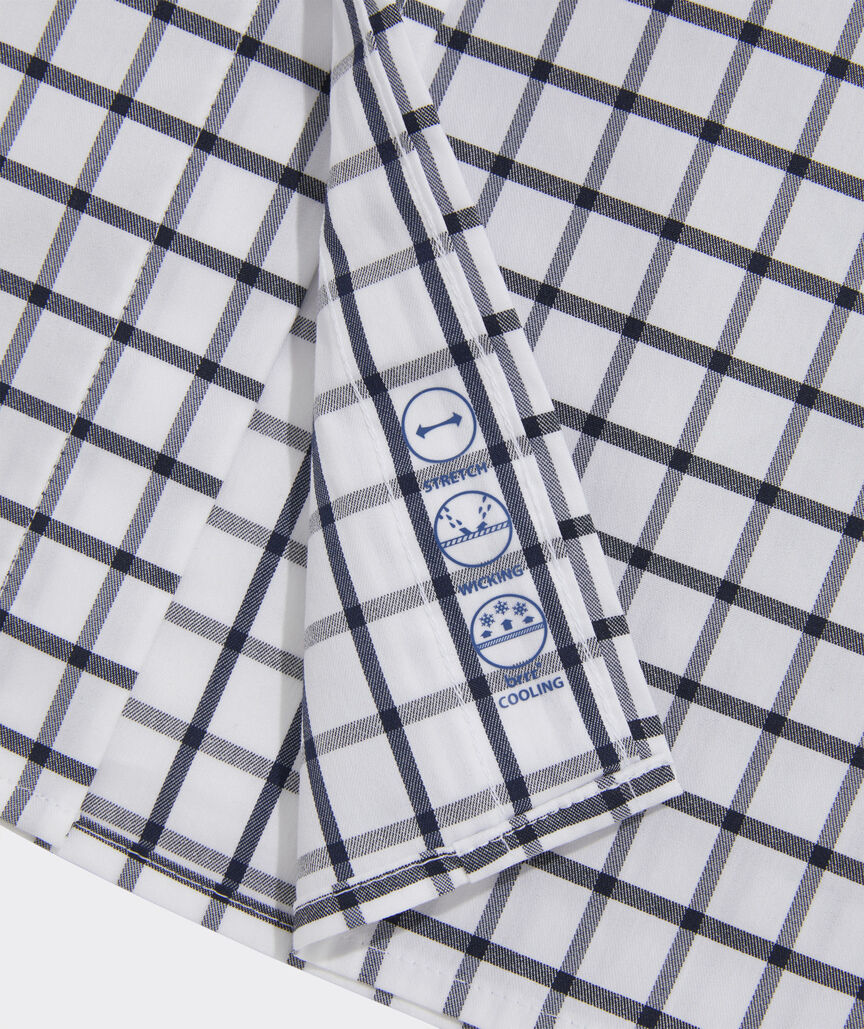 On-The-Go brrrº Tattersall Spread Collar Shirt