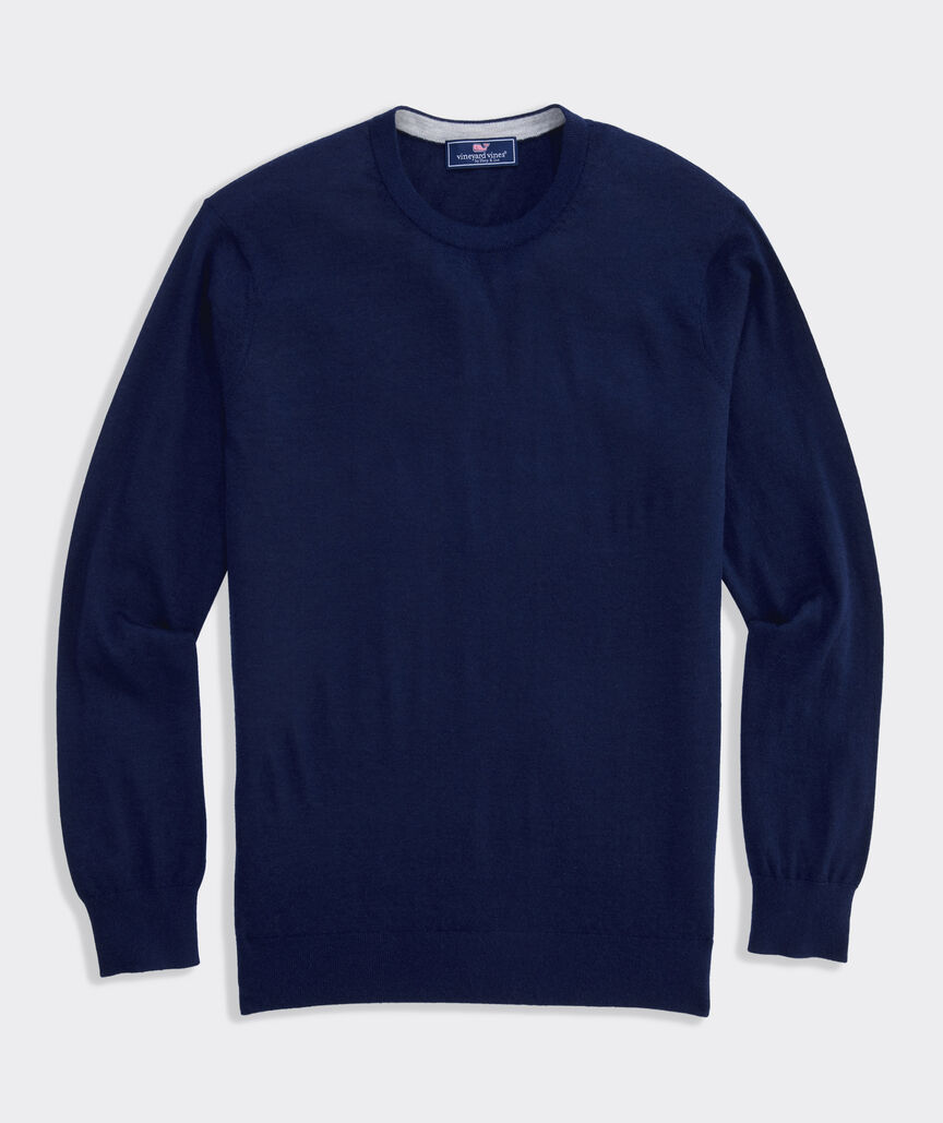 Cashmere Silk Crewneck Sweater