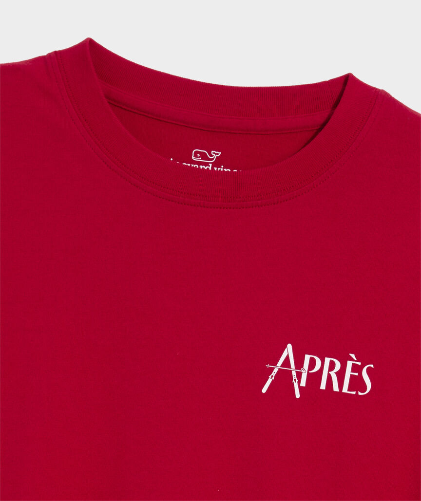Women's Crossed Skis Long-Sleeve Boxy Tee