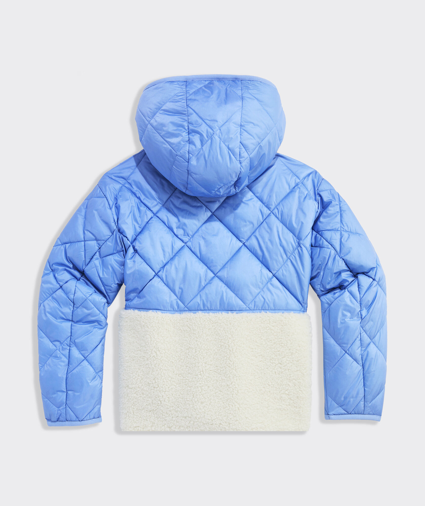 Girls' Metallic High-Pile Puffer Jacket