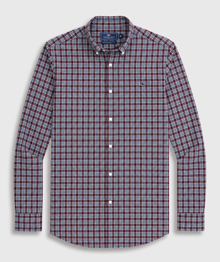 OUTLET Cotton Twill Plaid Shirt