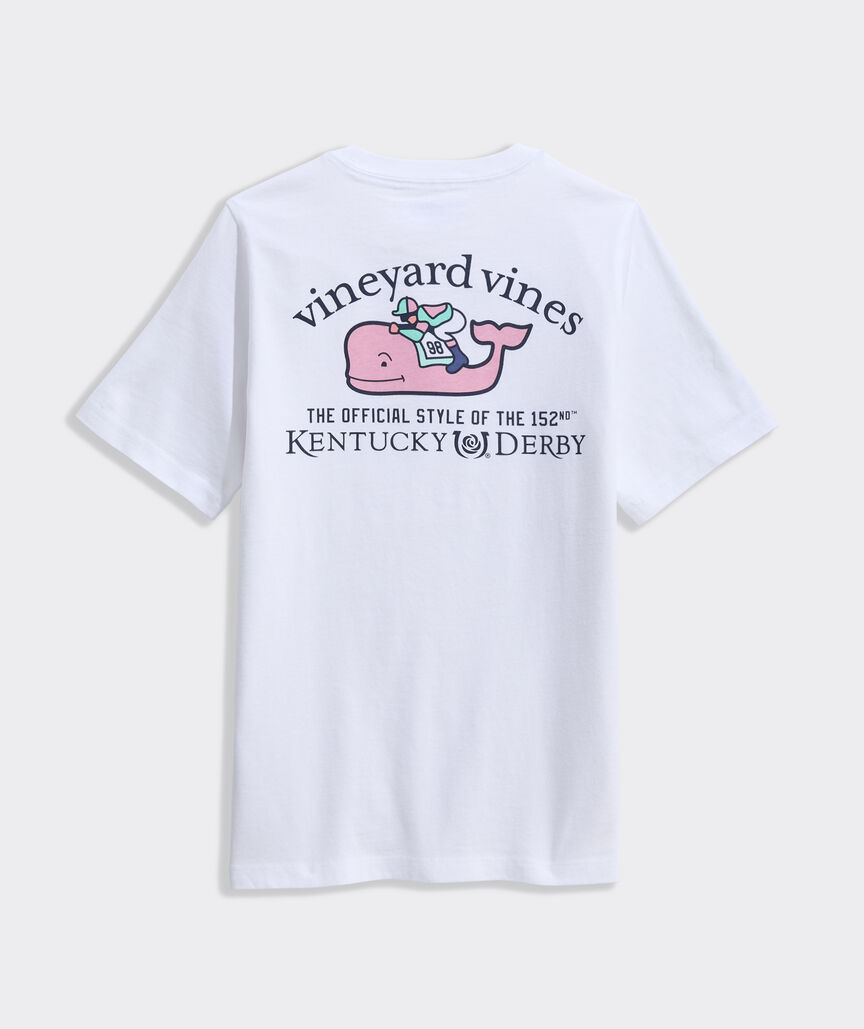 Kentucky Derby Kids' Whale & Jockey Short-Sleeve Pocket Tee