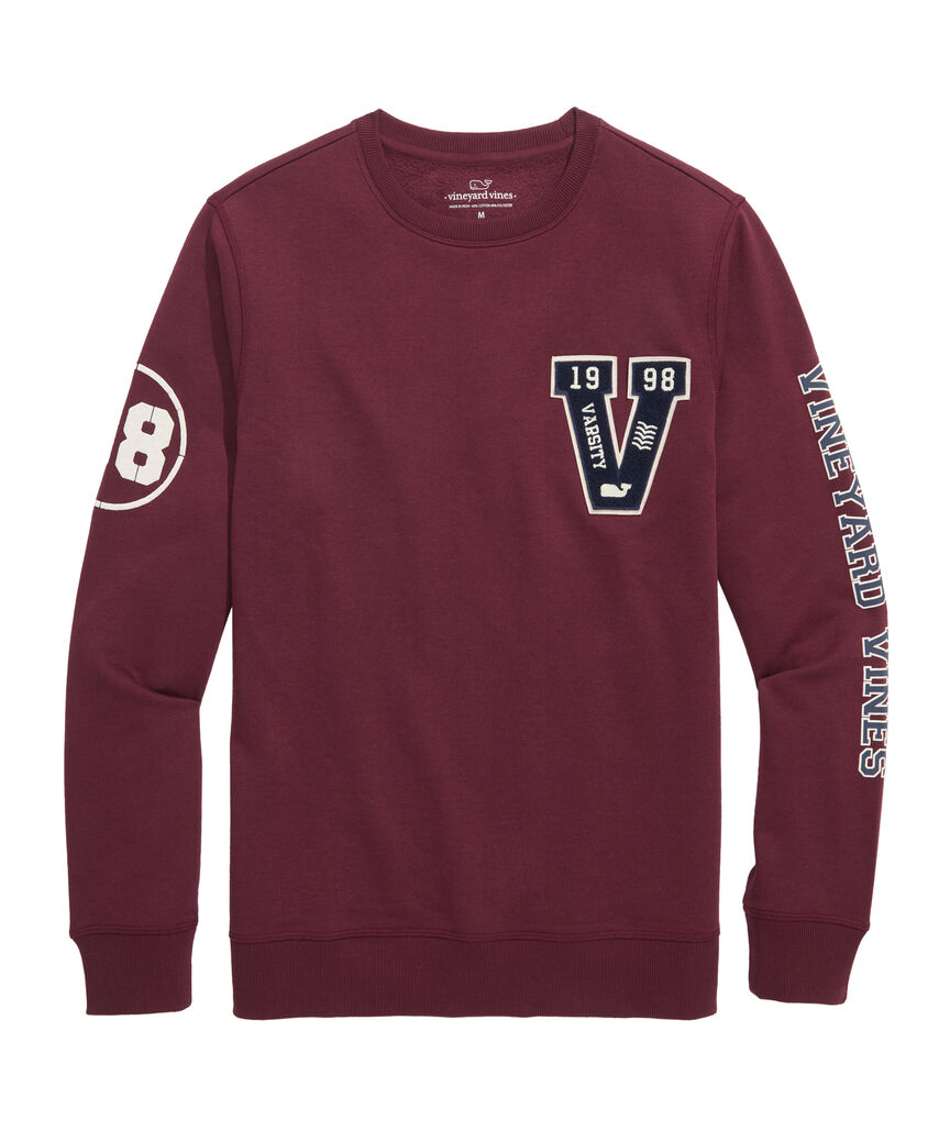 OUTLET Varsity Graphic Brushed Terry Crewneck