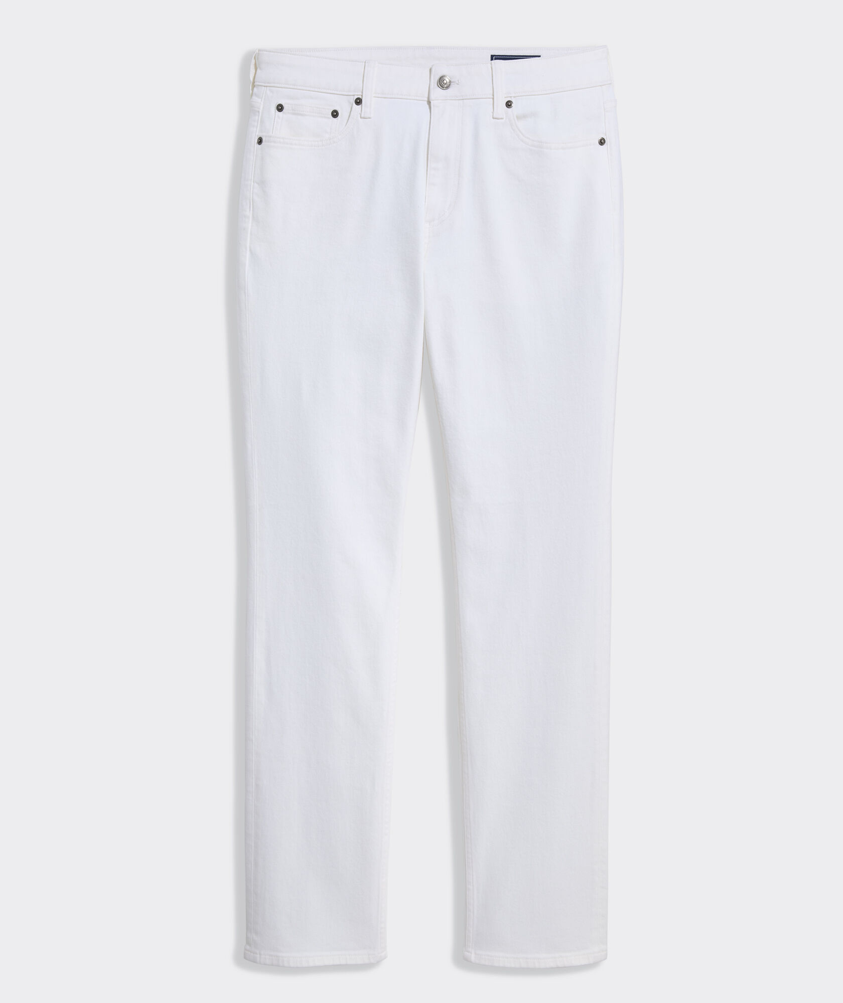 Slim Straight Ecru Denim