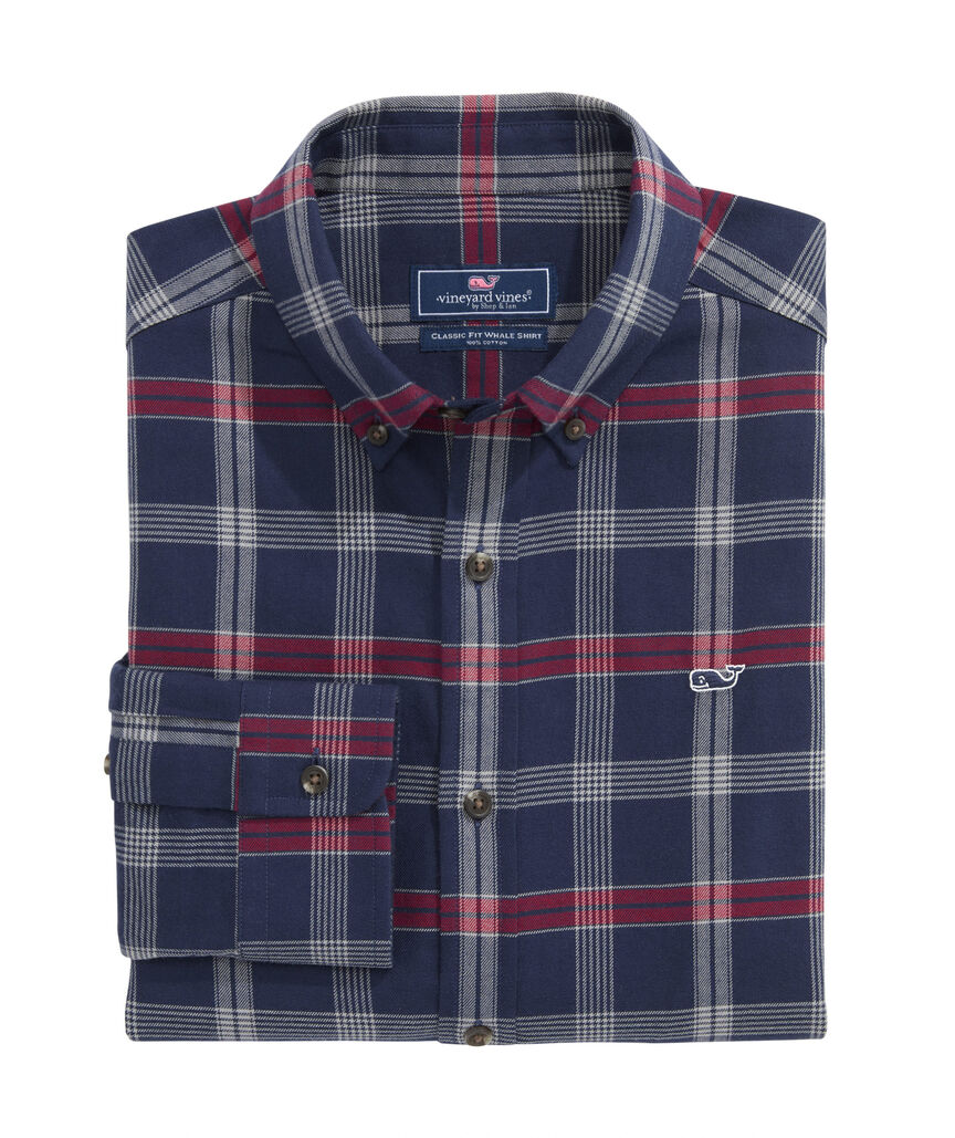 OUTLET Flannel Plaid Shirt