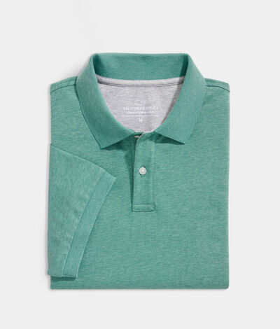 Vineyard Vines Men's Custom Edgartown Polo Shirt (Sea Clay Green) (Size: XXL)