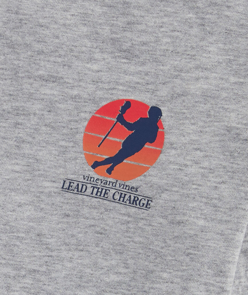 Boys' Lacrosse Lead The Charge Long-Sleeve Tee