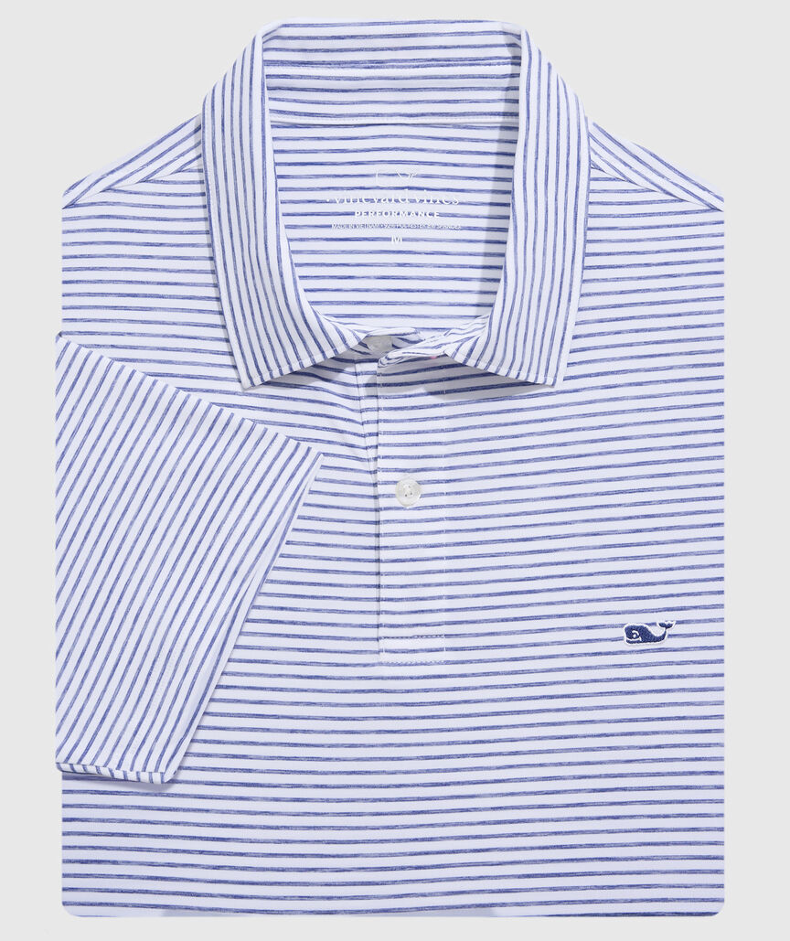 OUTLET Bradley Stripe Performance Polo