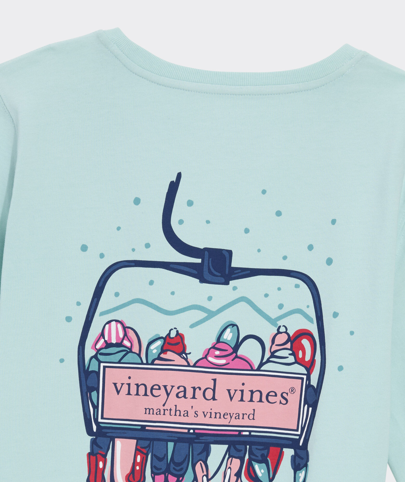 Ski Lift Logo Box Long-Sleeve Tee