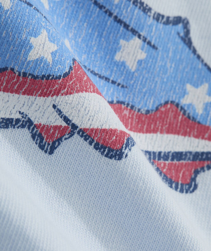 Flag Shark Short-Sleeve Pocket Tee