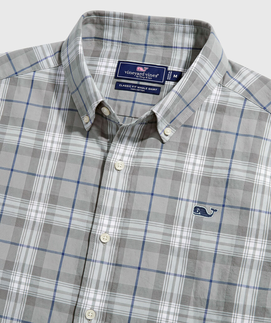 OUTLET Cotton Twill Plaid Shirt