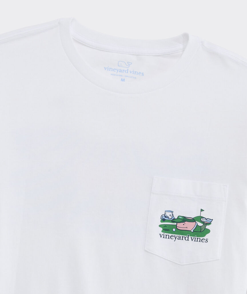 Golfer Whale Short-Sleeve Pocket Tee