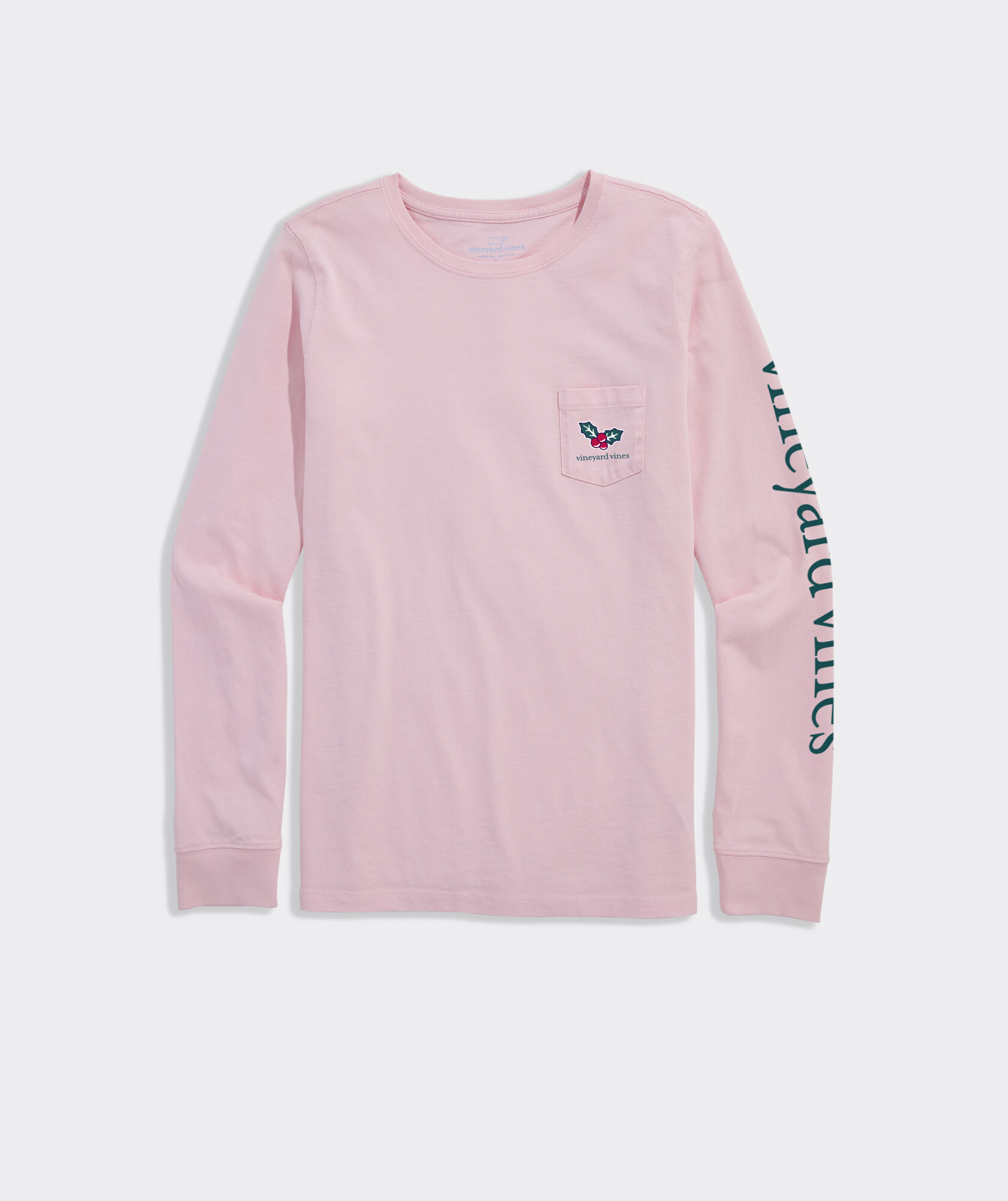Holiday Cheer Long-Sleeve Pocket Tee