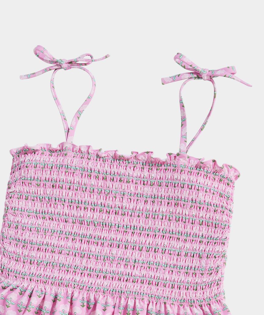Girls' Smocked Tankini