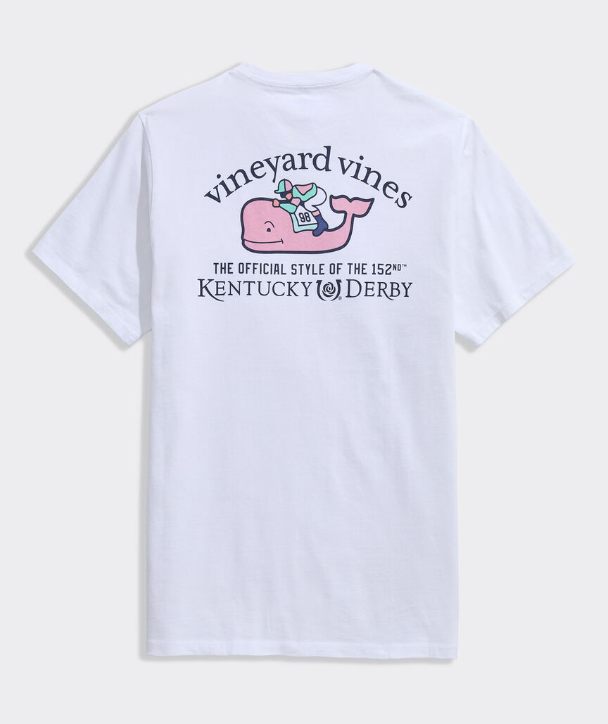 Kentucky Derby Whale & Jockey Short-Sleeve Pocket Tee