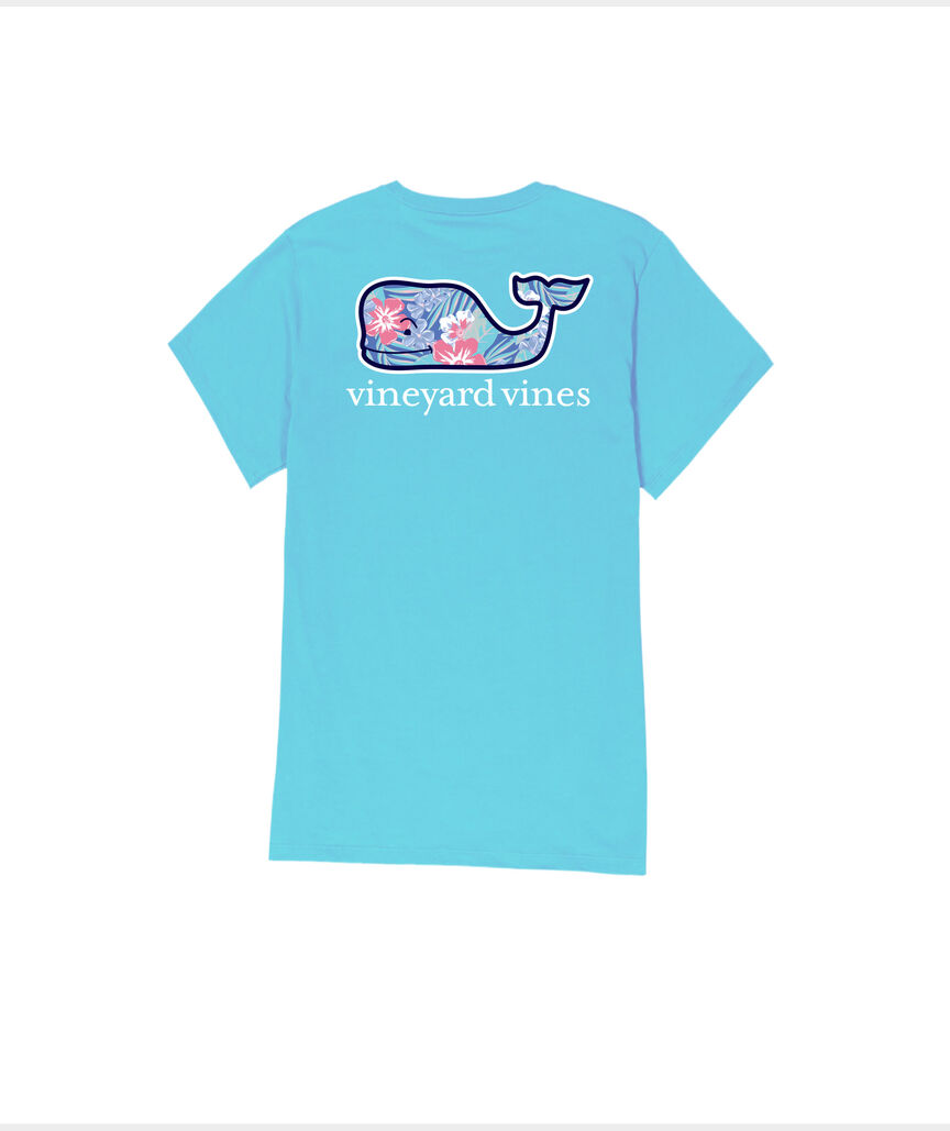 OUTLET Vintage Chappy Floral Whale Short-Sleeve Pocket Tee