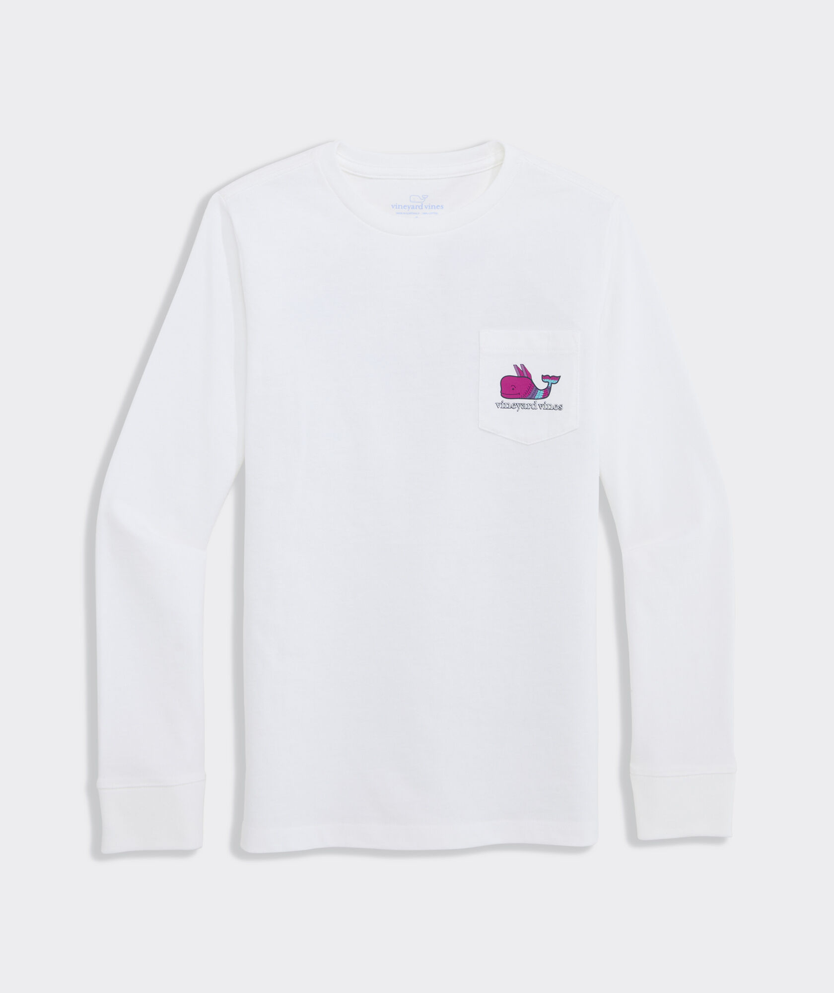 Boys' Piñata Whale Long-Sleeve Pocket Tee