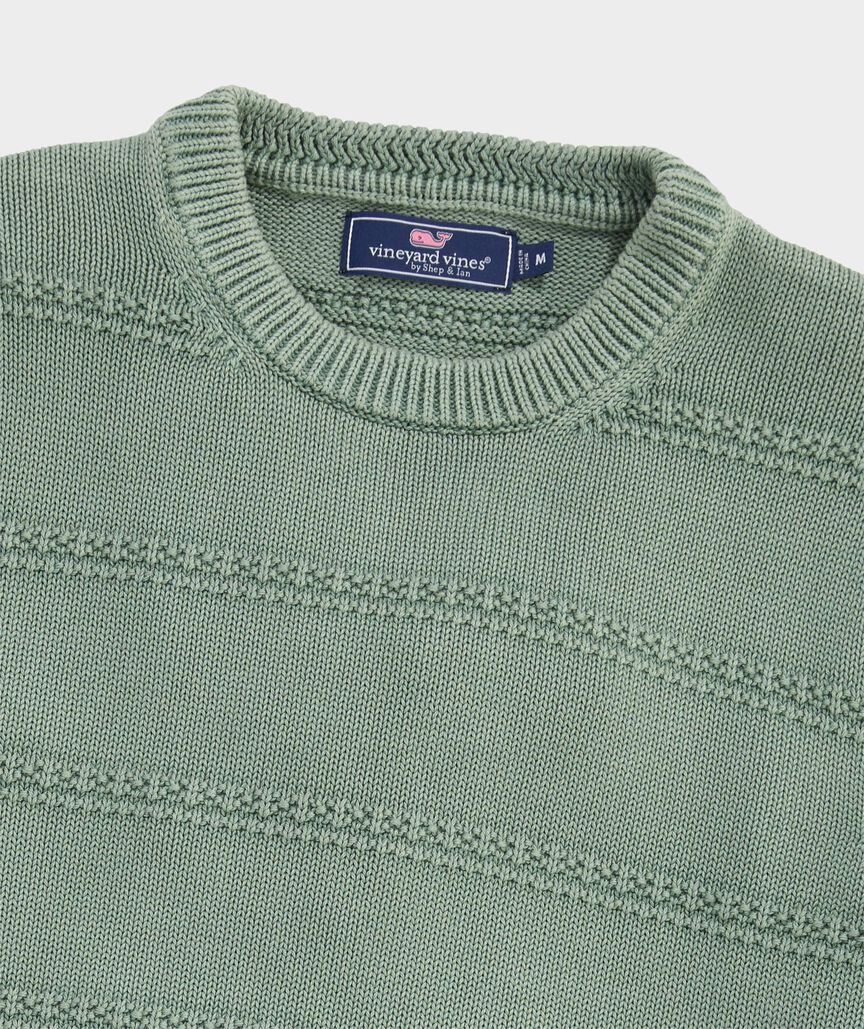 Folly Beach Striped Crewneck