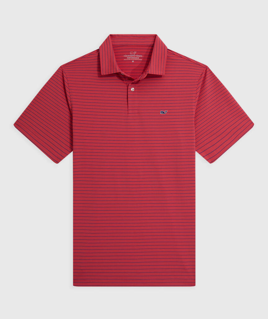 OUTLET Fairway Feeder Stripe Performance Polo