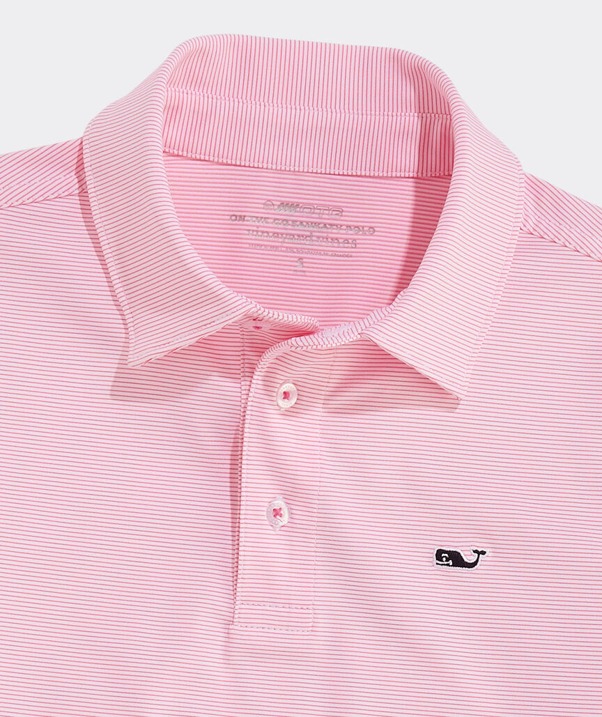 Boys' Performance St. Jean Stripe Sankaty Polo