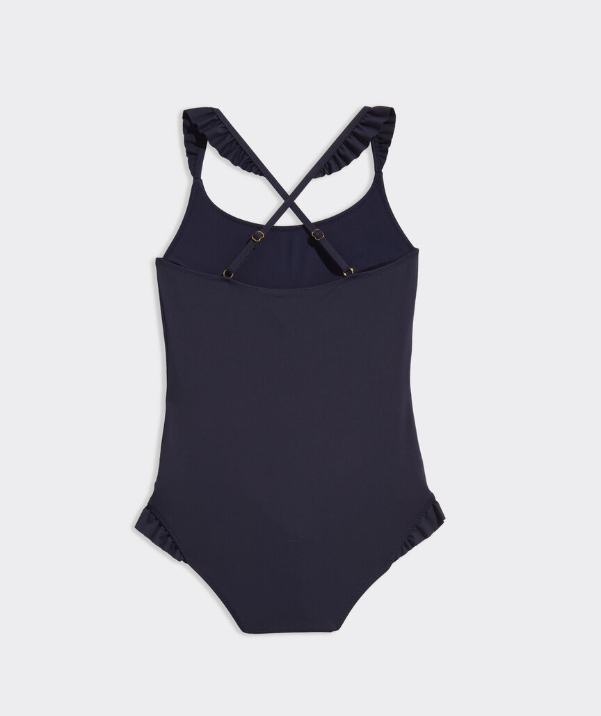 Girls' Ruffle One-Piece