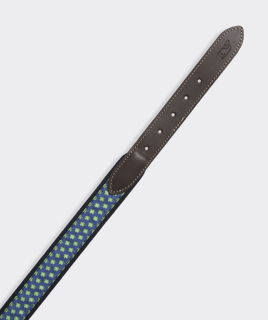 Luck of the Irish Canvas Club Belt