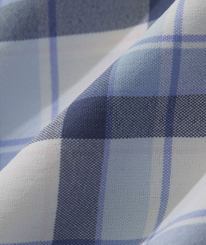 Boys' Coconut Bluff Plaid Featherweight Short-Sleeve Shirt