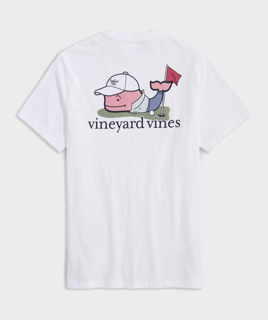 Golfer Whale Short-Sleeve Pocket Tee