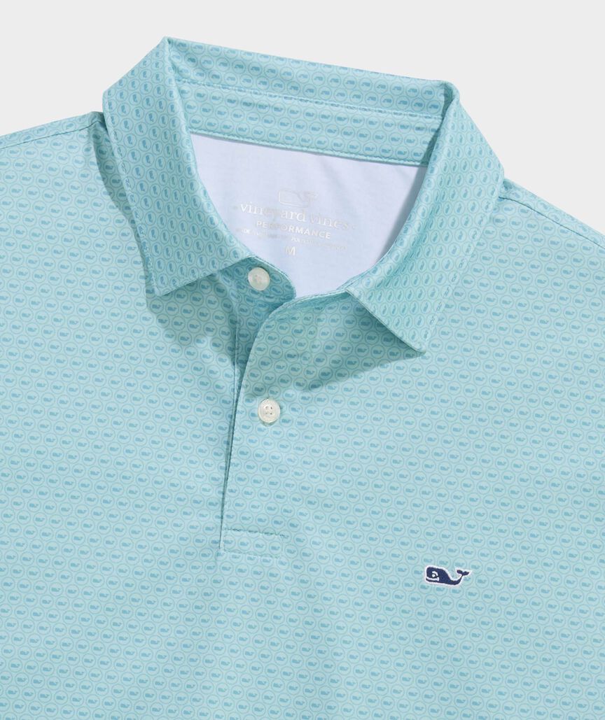 OUTLET Micro Whale Dot Performance Polo