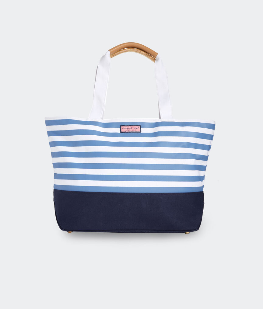 Large Striped Vineyard Tote