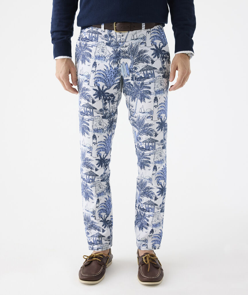 Keys To Escape Linen Breaker Pants