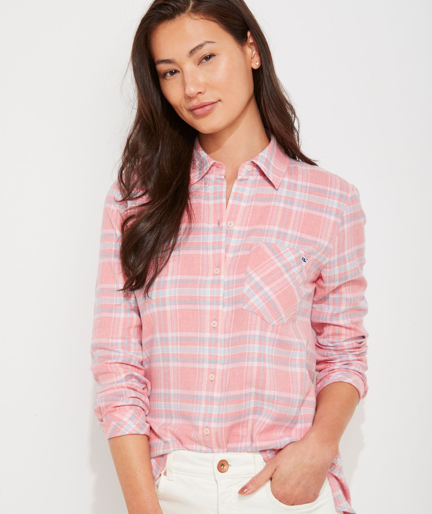 Shop Plaid Chilmark Relaxed Button-Down at vineyard vines