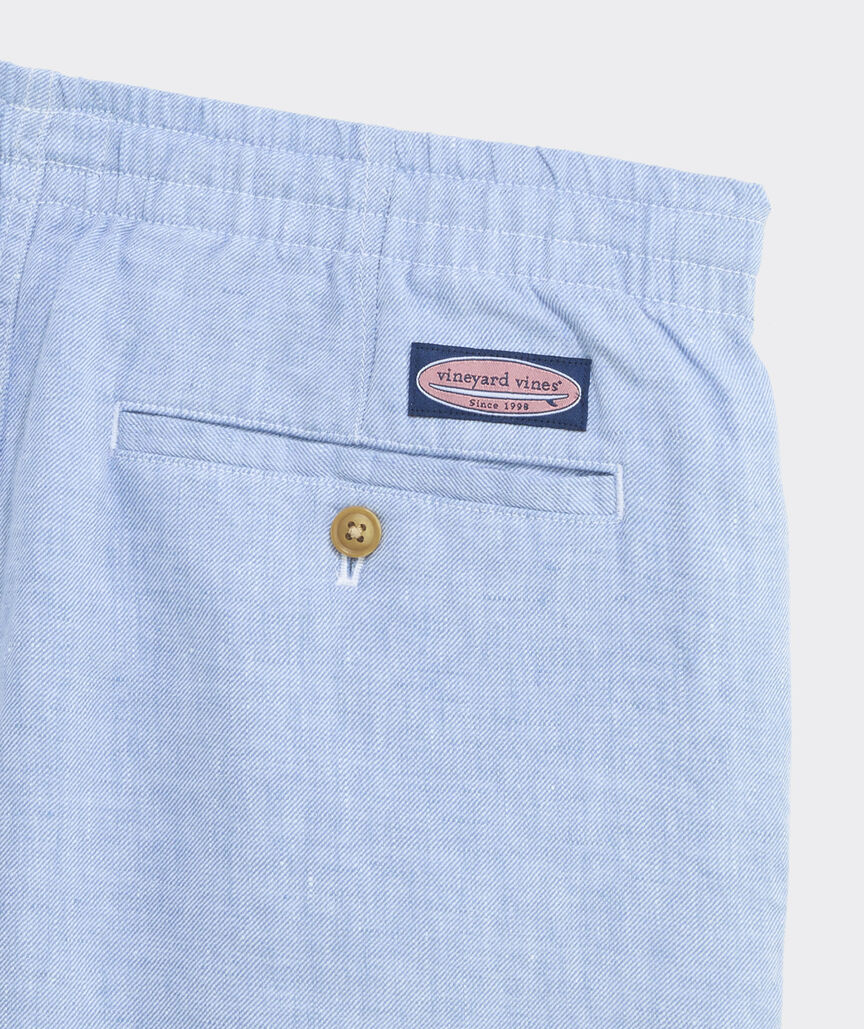 7 Inch Surfside Pull-On Linen Shorts